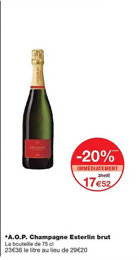 A.O.P. Champagne Esterlin brut