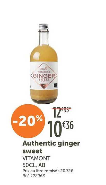 Authentic ginger sweet