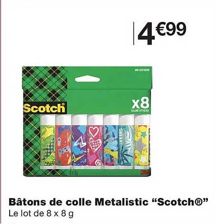 Bâtons de colle Metalistic “Scotch®”