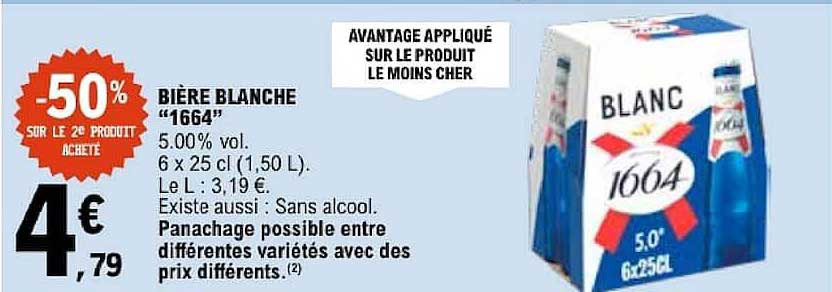 BIÈRE BLANCHE “1664”