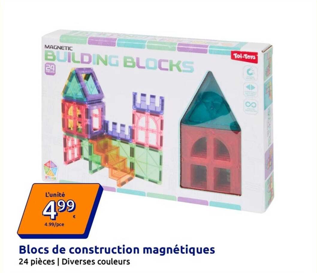 Blocs de construction magnétiques