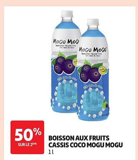 BOISSON AUX FRUITS CASSIS COCO MOGU MOGU 1L