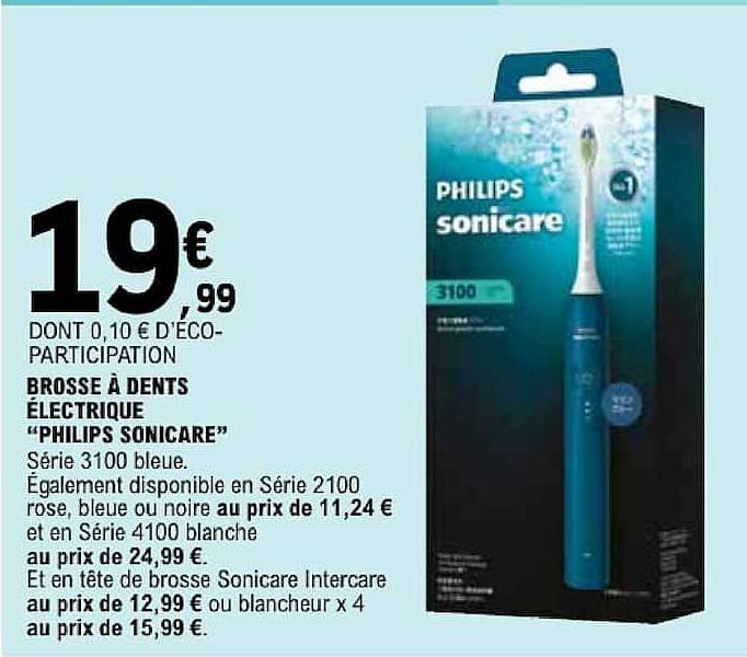 BROSSE À DENTS ÉLECTRIQUE “PHILIPS SONICARE”