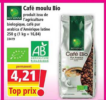 Café moulu Bio