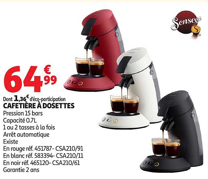 CAFETIÈRE À DOSETTES