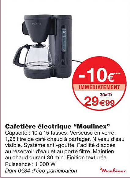 Cafetière électrique “Moulinex”
