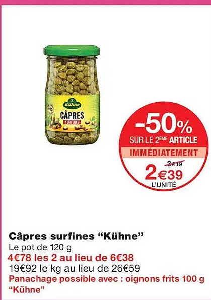 Câpres surfines “Kühne”