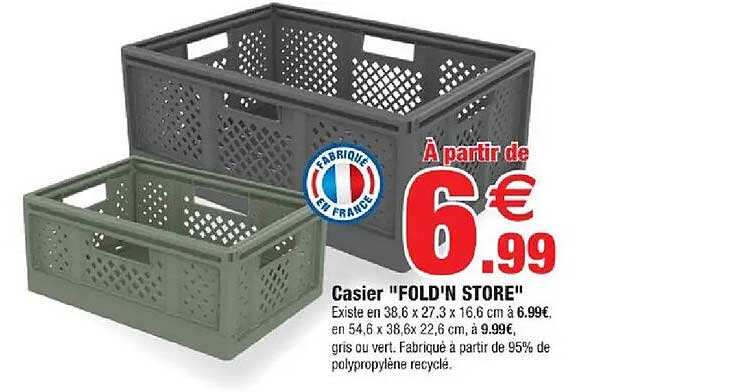 Casier "FOLD'N STORE"
