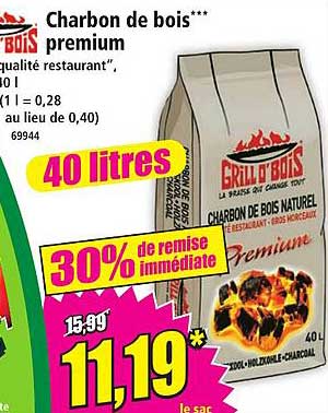 Charbon de bois*** premium