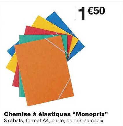 Chemise à élastiques “Monoprix”