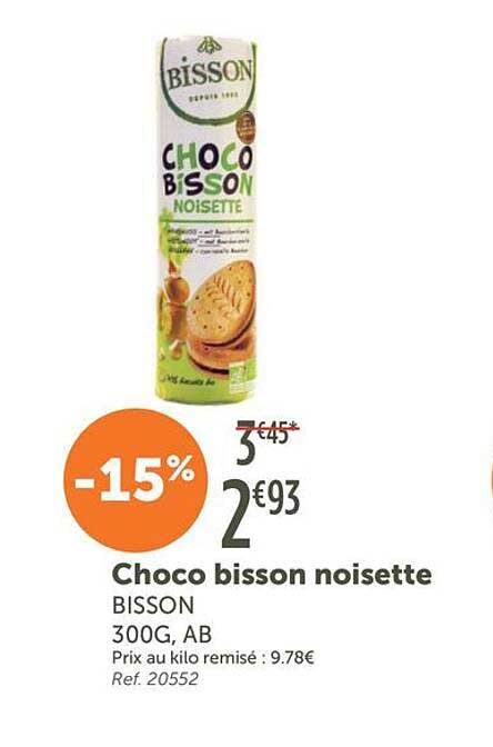Choco bisson noisette