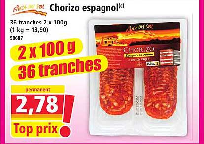 Chorizo espagnol(c)