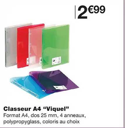 Classeur A4 “Viquel”