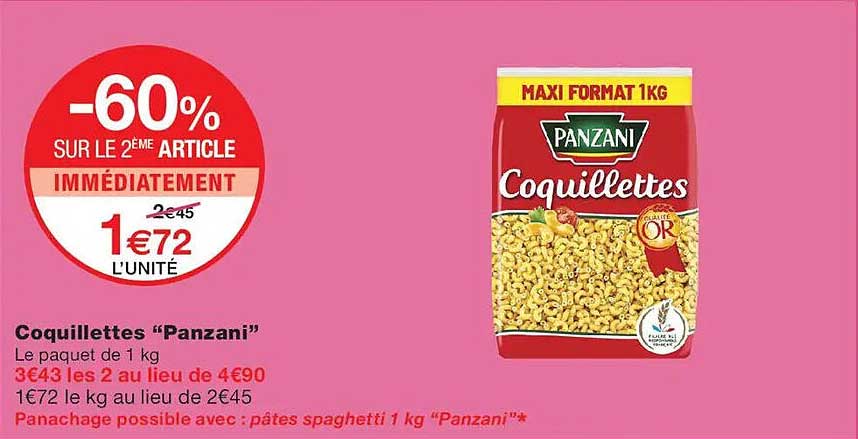 Coquillettes “Panzani”