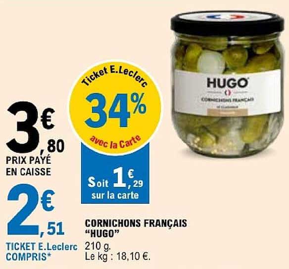 CORNICHONS FRANÇAIS "HUGO"