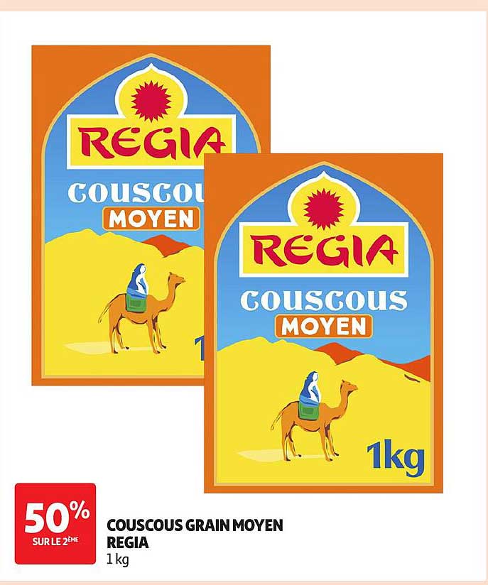 COUSCOUS GRAIN MOYEN REGIA 1kg