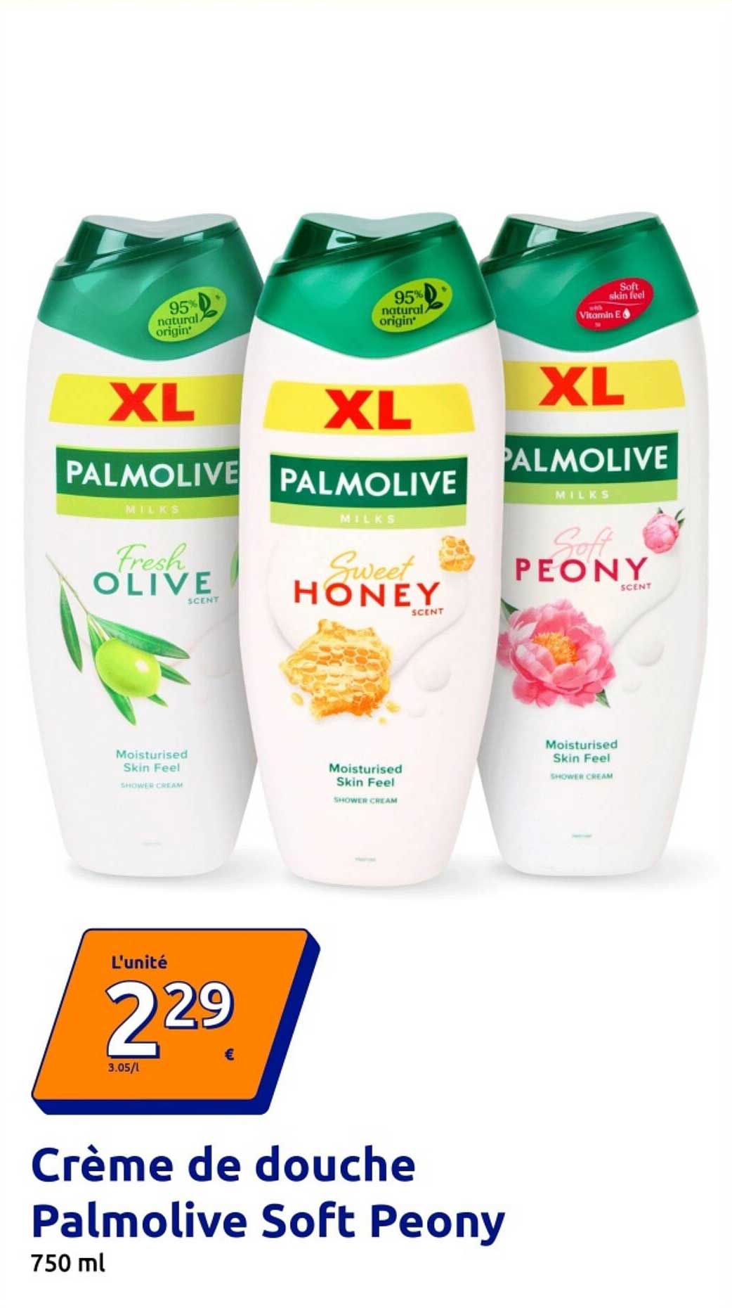 Crème de douche Palmolive Soft Peony