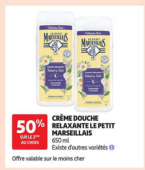 CRÈME DOUCHE RELAXANTE LE PETIT MARSEILLAIS