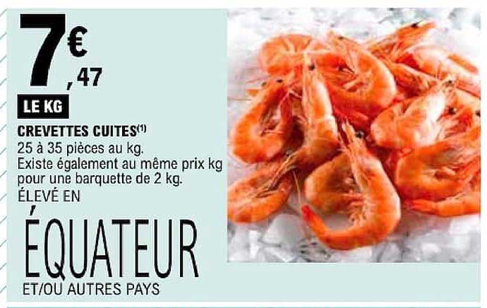 CREVETTES CUITES