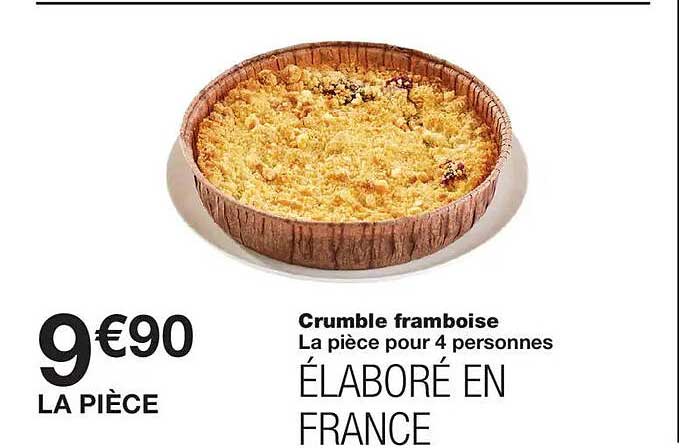Crumble framboise