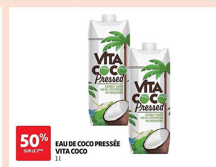 EAU DE COCO PRESSÉE VITA COCO 1L
