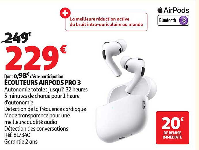 ÉCOUTEURS AIRPODS PRO 3