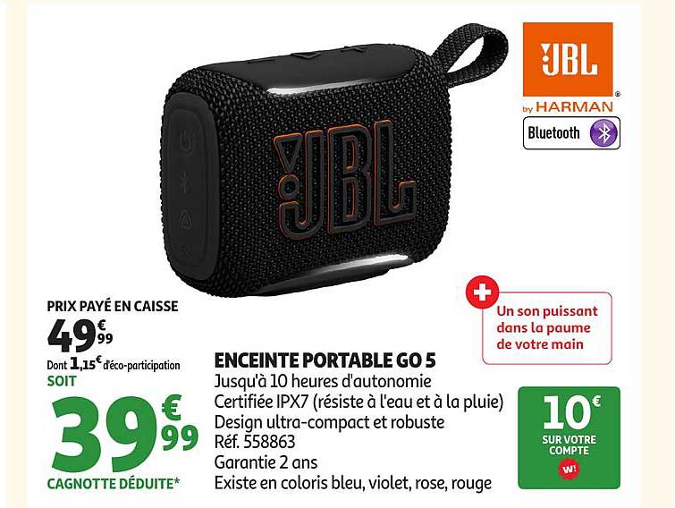 ENCEINTE PORTABLE GO 5