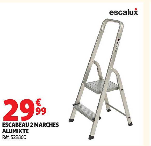 ESCABEAU 2 MARCHES ALUMIXTE Réf. 529860