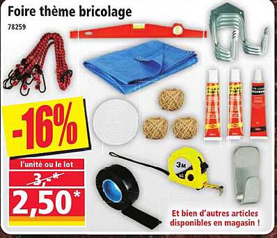 Foire thème bricolage