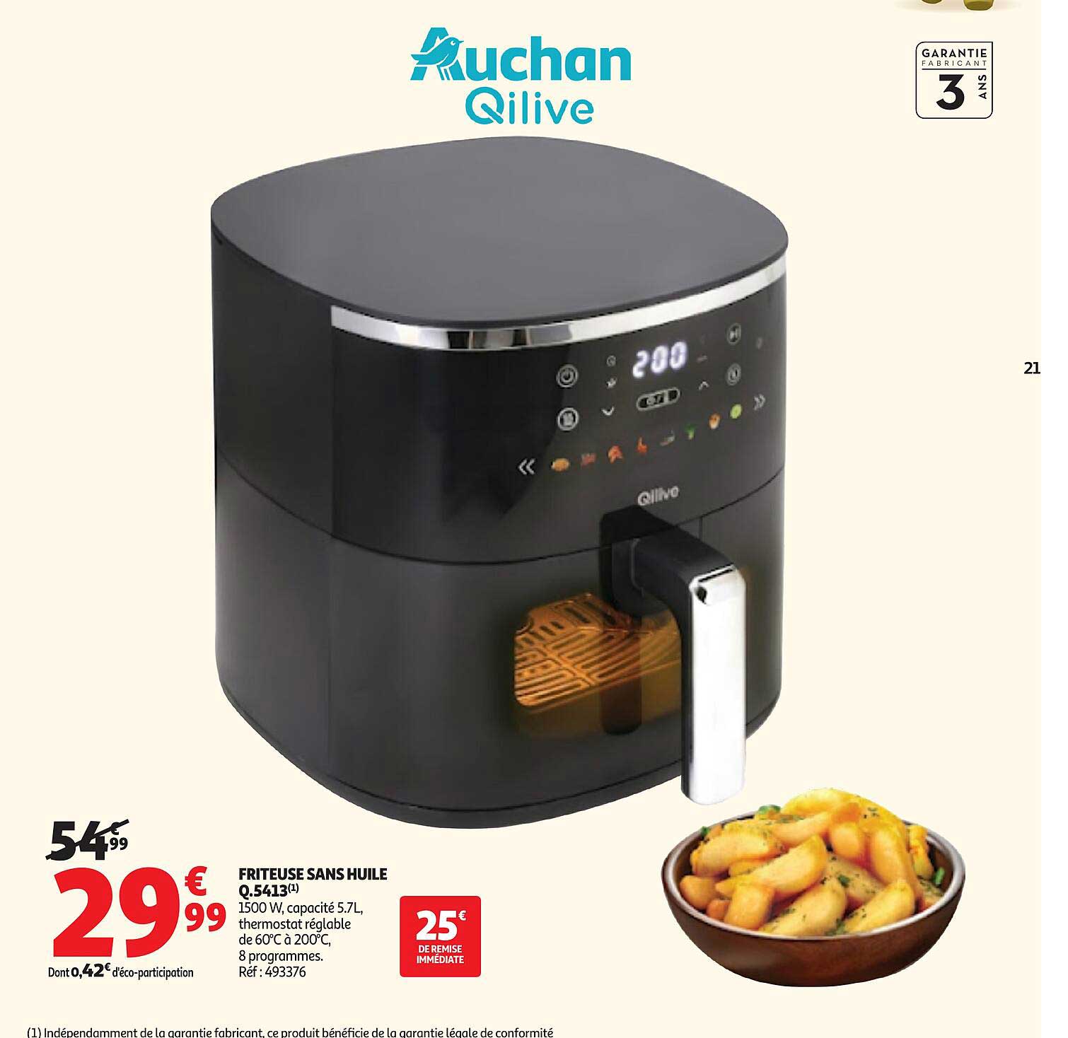 FRITEUSE SANS HUILE Q.5413