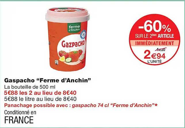 Gaspacho “Ferme d’Anchin”