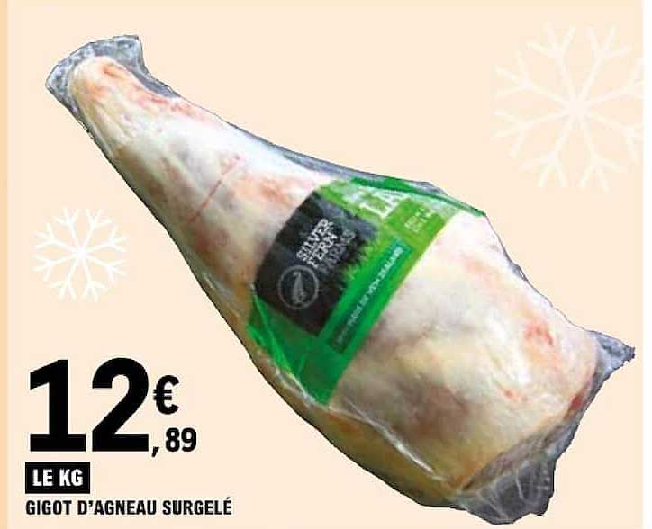 GIGOT D’AGNEAU SURGELÉ