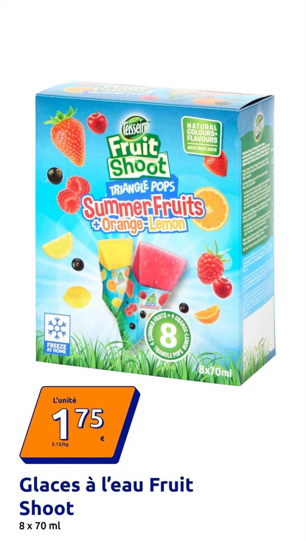 Glaces à l’eau Fruit Shoot