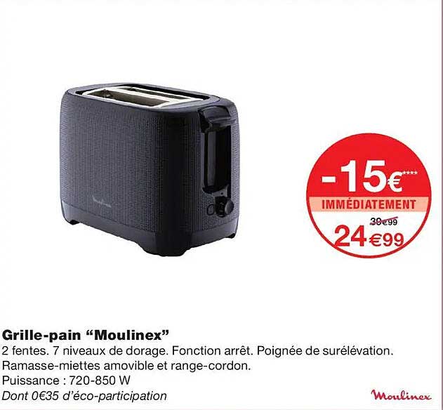 Grille-pain “Moulinex”