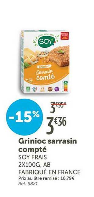 Grinioc sarrasin compté