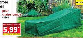 housse de protection pour chaise longue 41564