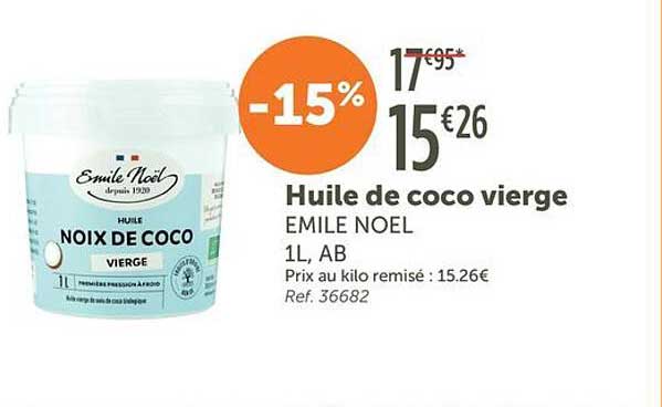 Huile de coco vierge