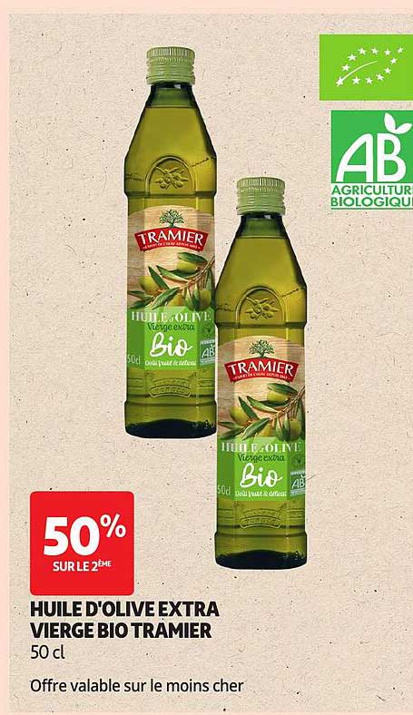 HUILE D'OLIVE EXTRA VIERGE BIO TRAMIER