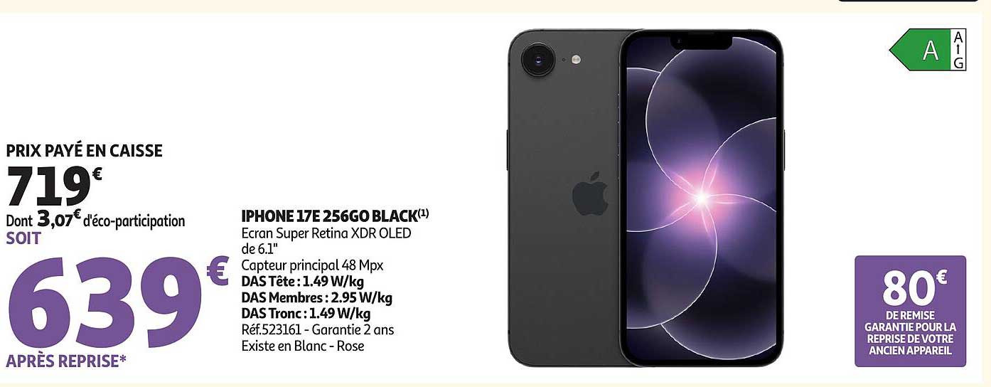 IPHONE 17E 256GO BLACK(1)