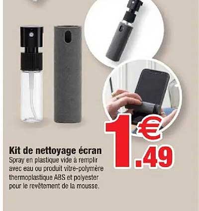 Kit de nettoyage écran