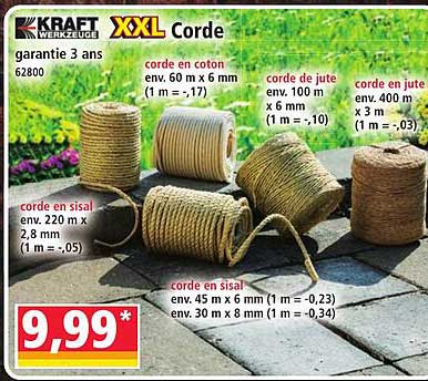 KRAFT WERKZEUGE XXL Corde