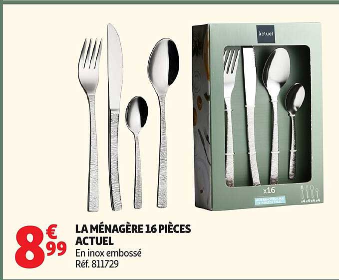 LA MÉNAGÈRE 16 PIÈCES ACTUEL