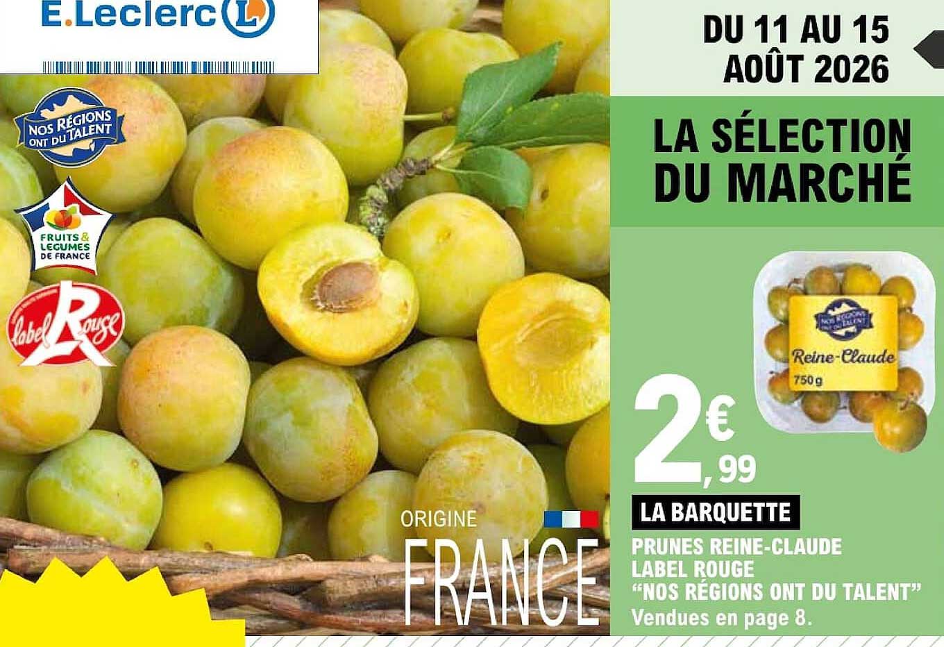 LA SÉLECTION DU MARCHÉ