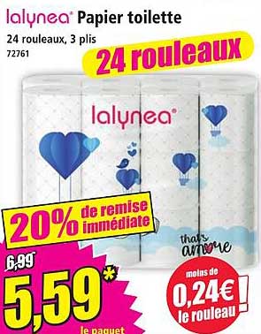 lalynea Papier toilette