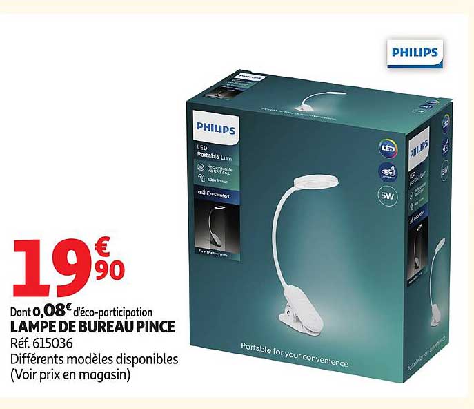 LAMPE DE BUREAU PINCE