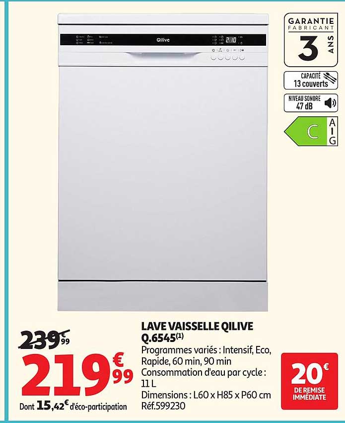 LAVE VAISSELLE QILIVE Q.6545(1)