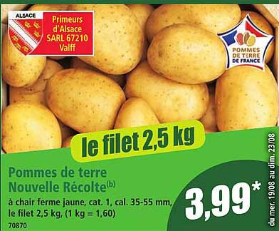 le filet 2,5 kg