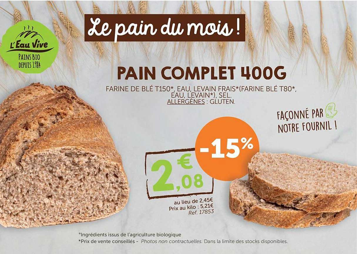 Le pain du mois !