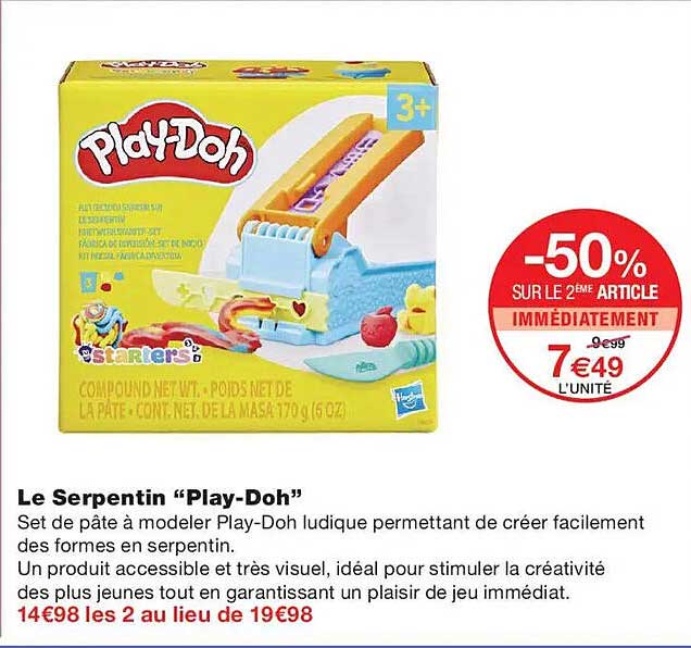 Le Serpentin “Play-Doh”
