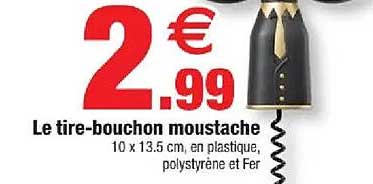 Le tire-bouchon moustache